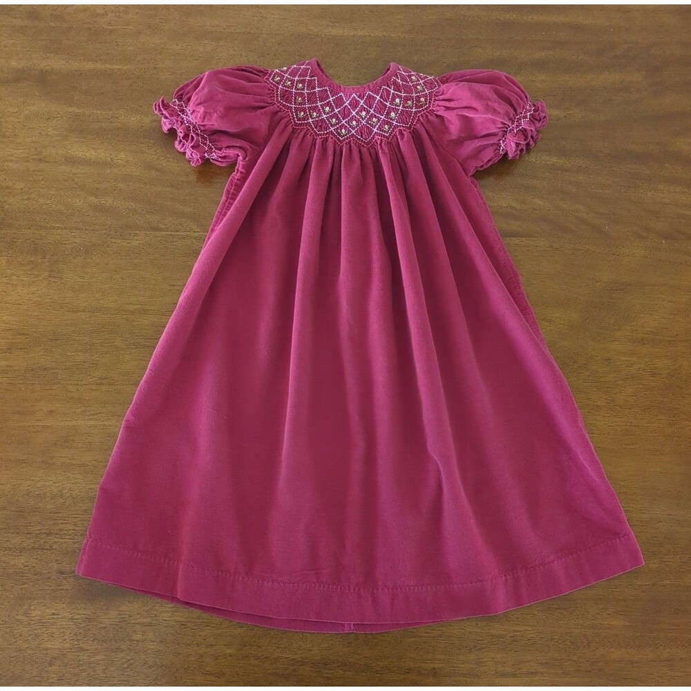 Mom and Me toddler girls smock bishop dress size 3T GUC